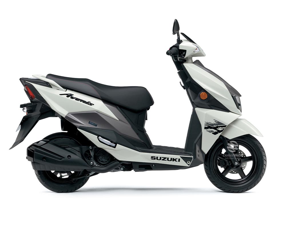 The Suzuki Avenis 125 scooter is in stock now at Laguna Motorcycles in Maidstone