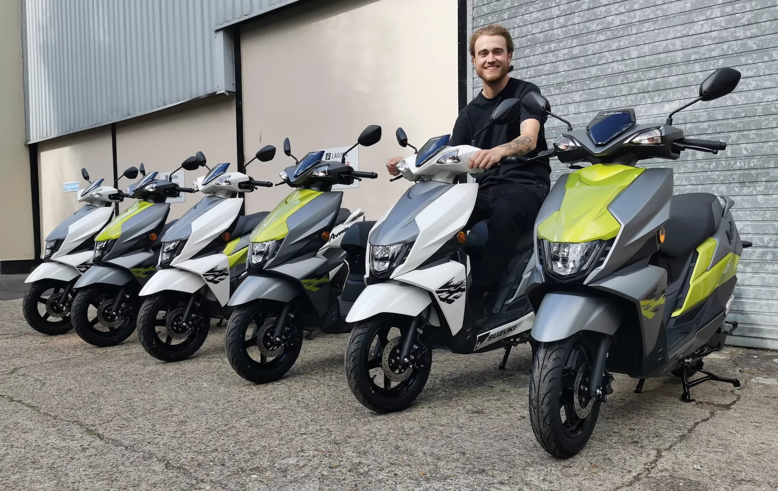 The Suzuki Avenis 125 scooter is in stock now at Laguna Motorcycles in Maidstone