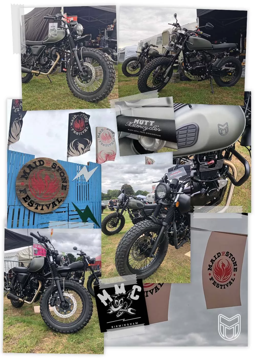 Laguna Mutt Motorcycles at Maid of Stone, Maidstone, 2023