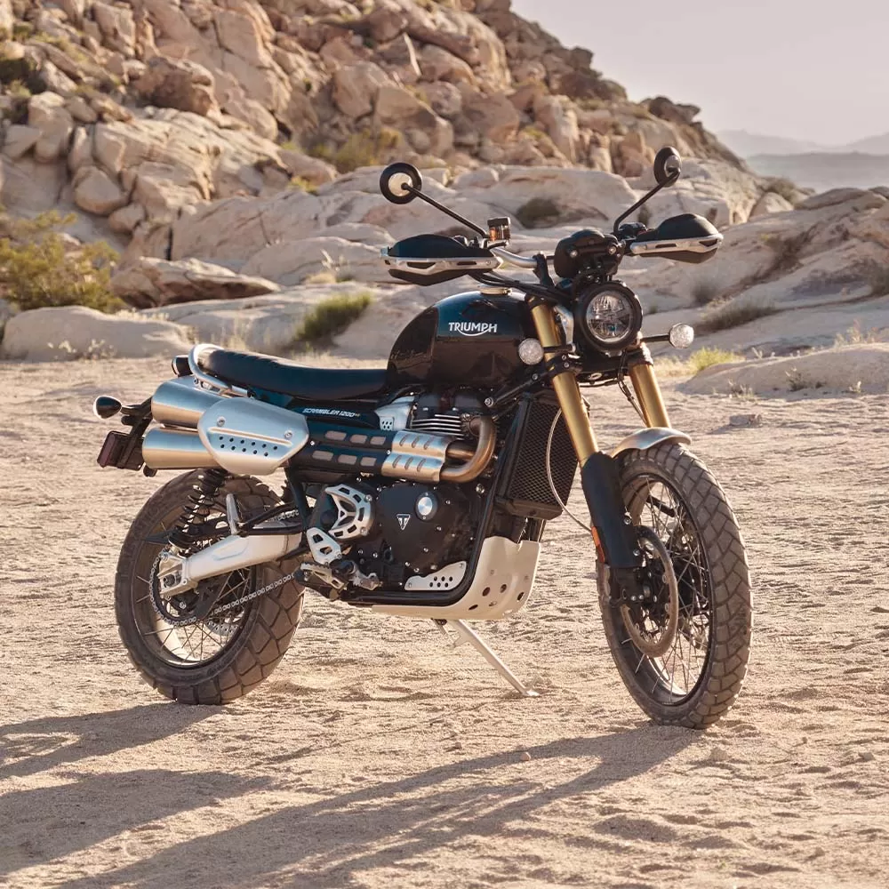 Triumph Scrambler 1200 models - Enjoy a £1,000 clothing & accessories voucher!