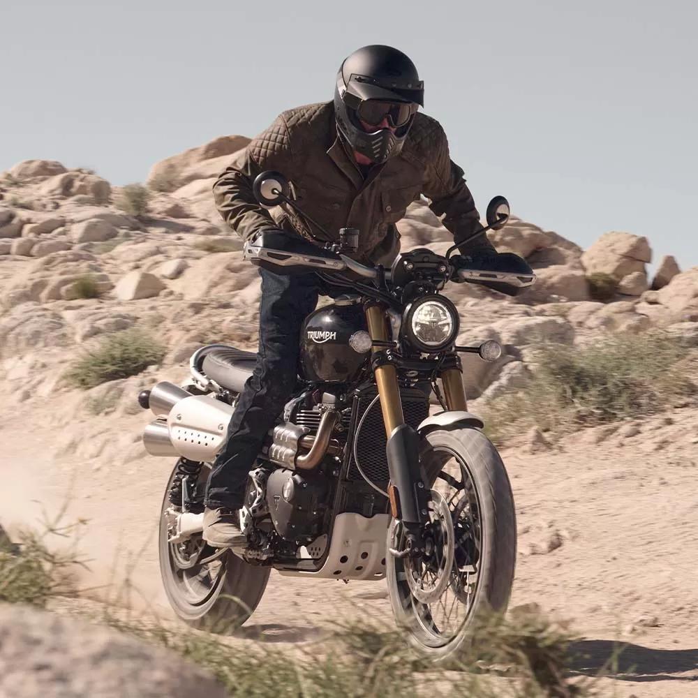 Triumph Scrambler 1200 models - Enjoy a £1,000 clothing & accessories voucher!