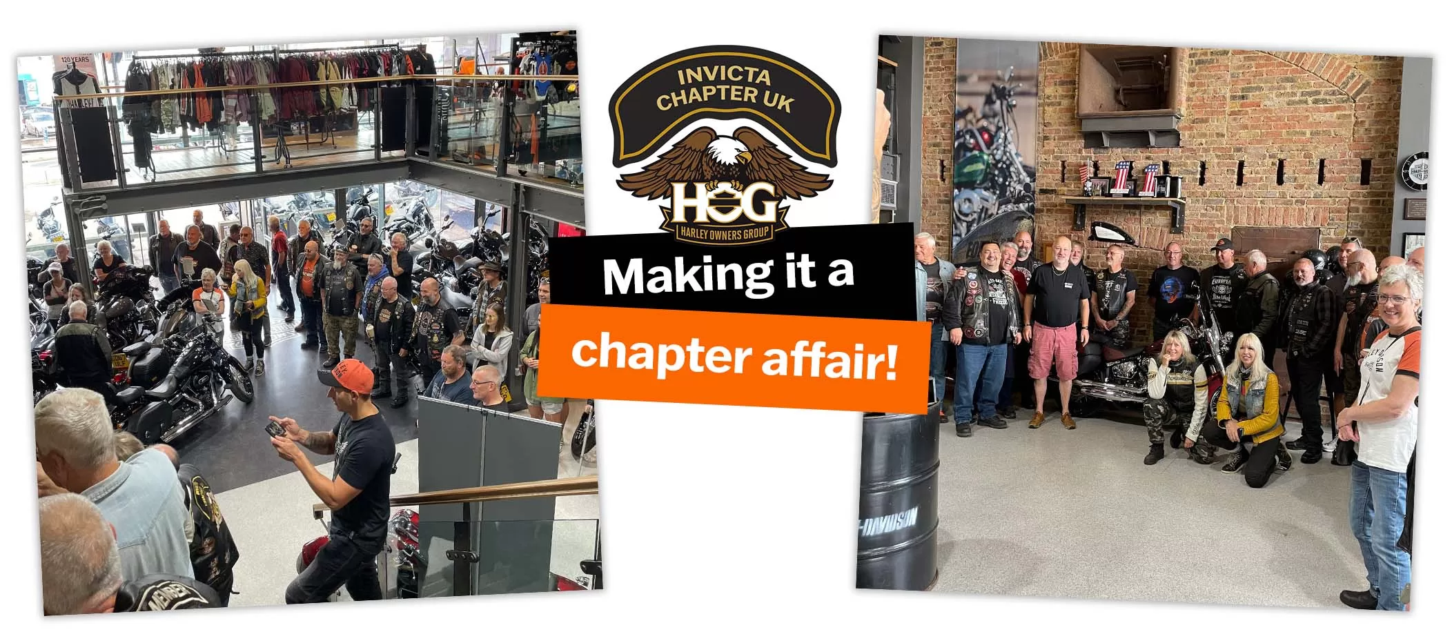 Maidstone Harley-Davidson's Invicta HOG Chapter member, Ged, won a brand new 120th Anniversary Edition Heritage at the 120 Year Celebrations in Budapest!