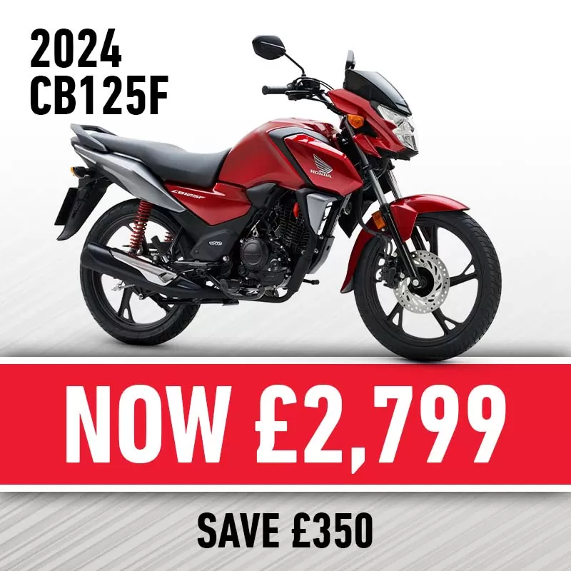 2024 CB125F X NOW £2,799 X SAVE £350