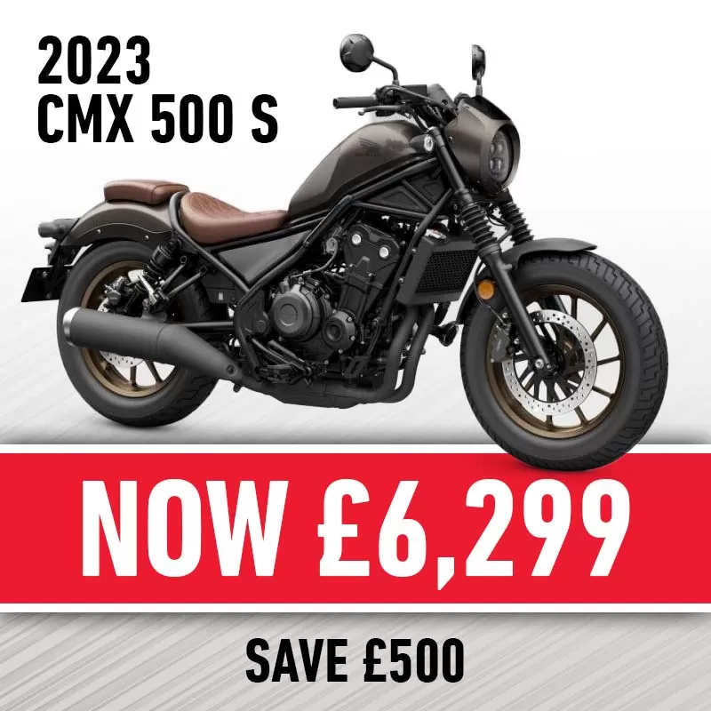 2023 CMX 500 S X NOW £6,299 X SAVE £500