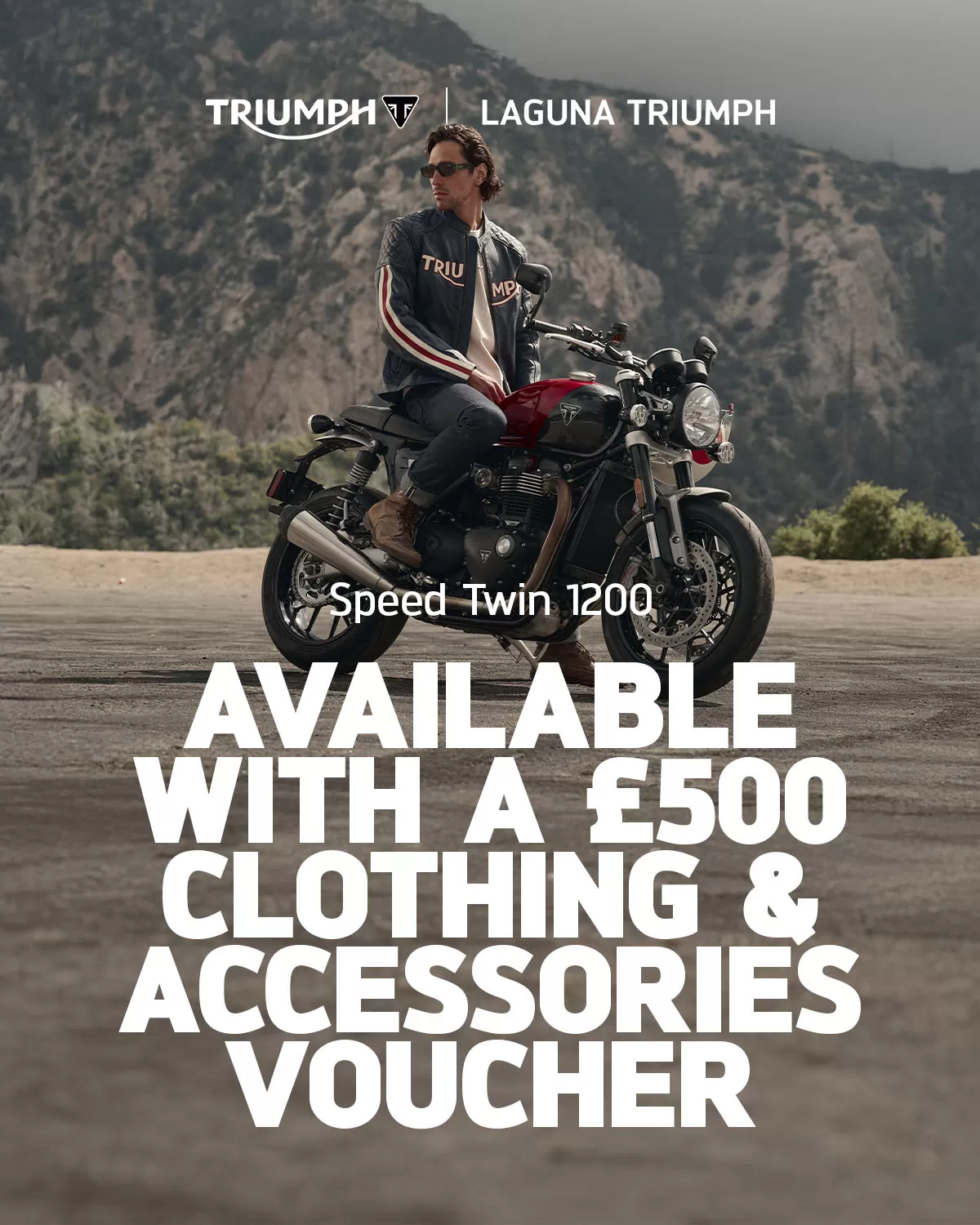 Speed Twin 1200 / AVAILABLE WITH A £500 CLOTHING & ACCESSORIES VOUCHER