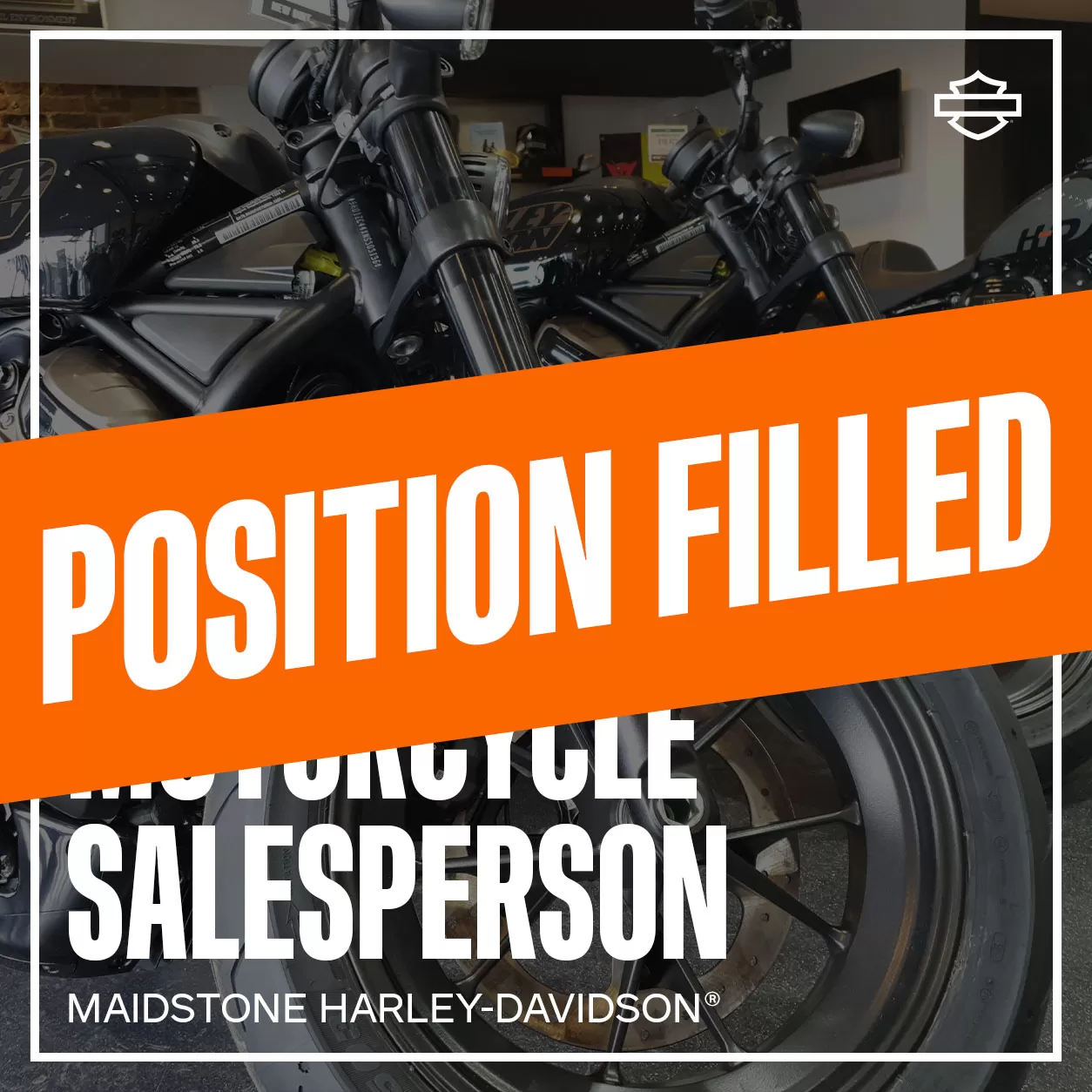 Maidstone Harley-Davidson Motorcycle Salesperson Vacancy