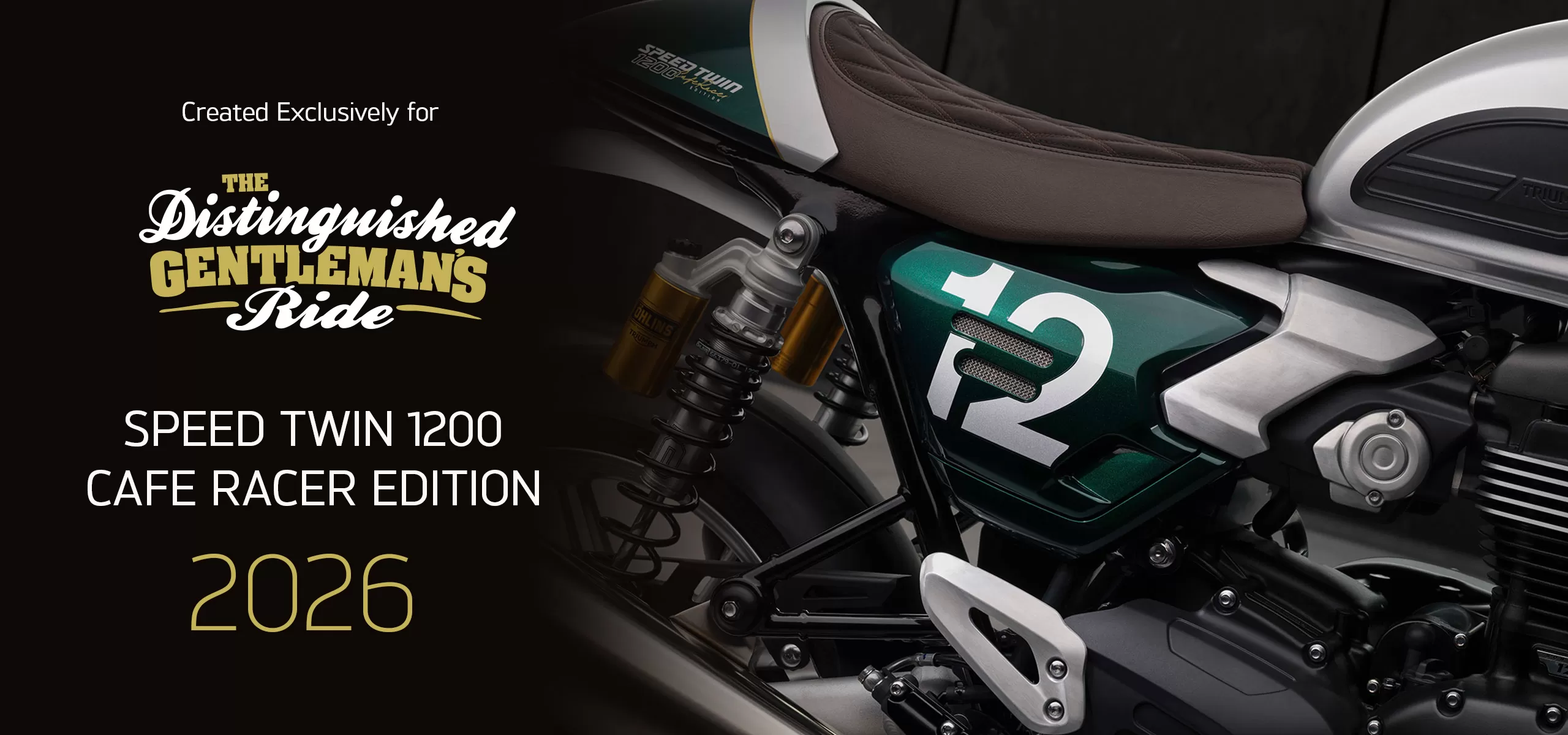 Triumph's Speed Twin 1200 Café Racer DGR Edition 2026