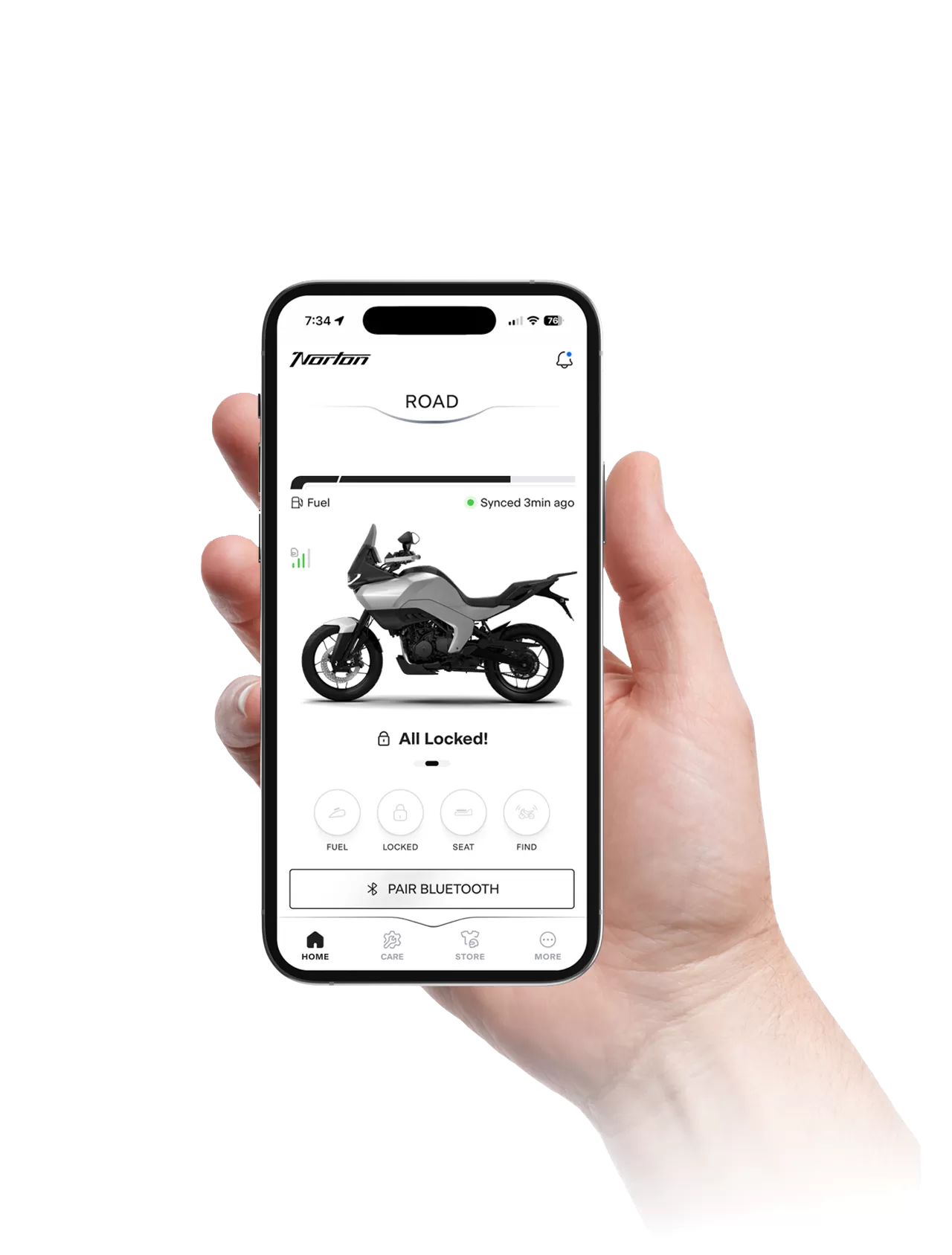 Norton Atlas connected rider app