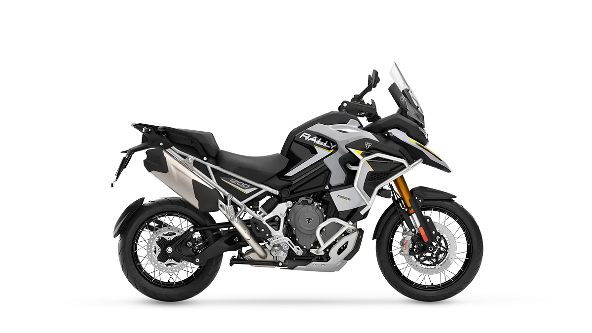Triumph Tiger 1200 Rally Explorer in Ash Grey and Sapphire Black