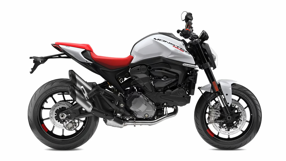 The Ducati Monster will now be available in an eye-catching bright Iceberg White.