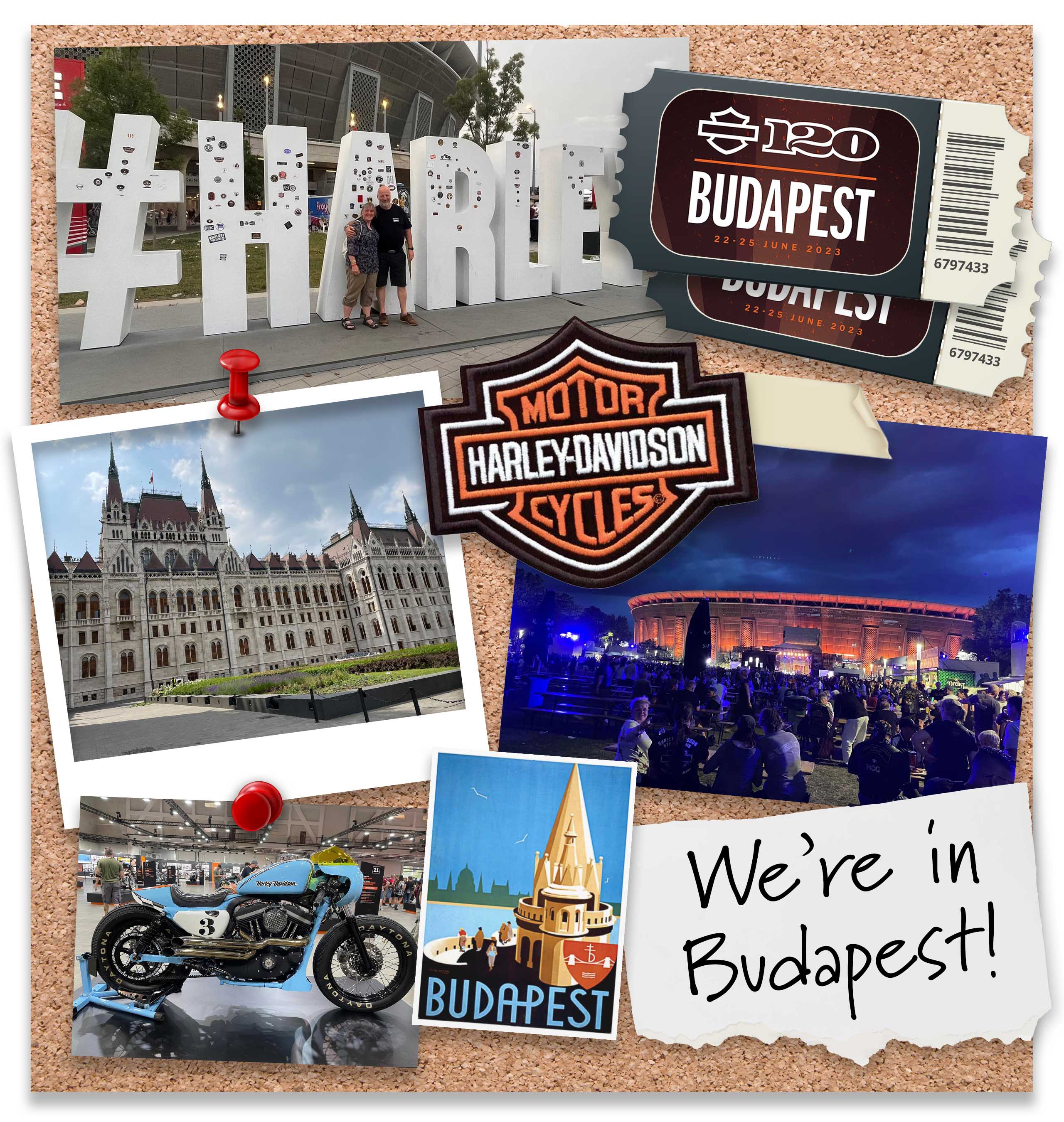 Mel's road trip from Maidstone Harley-Davidson to Budapest