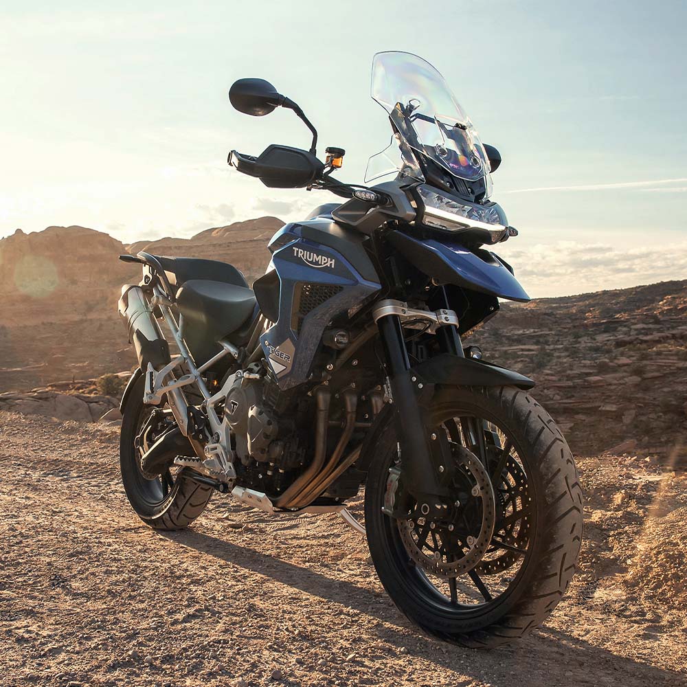 Triumph Tiger 1200 Family Finance Offer - Enjoy 8.9% APR Representative Finance PLUS a £1,500 personalisation voucher.