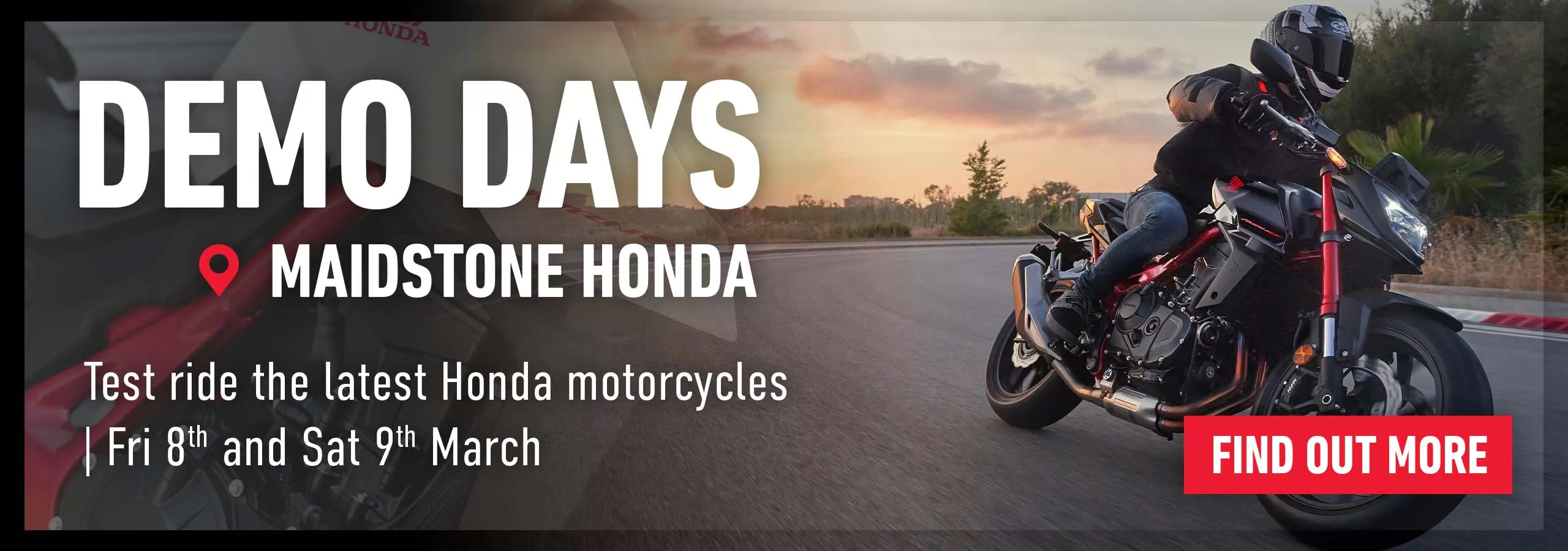 Maidstone Honda Demo Days March 2024