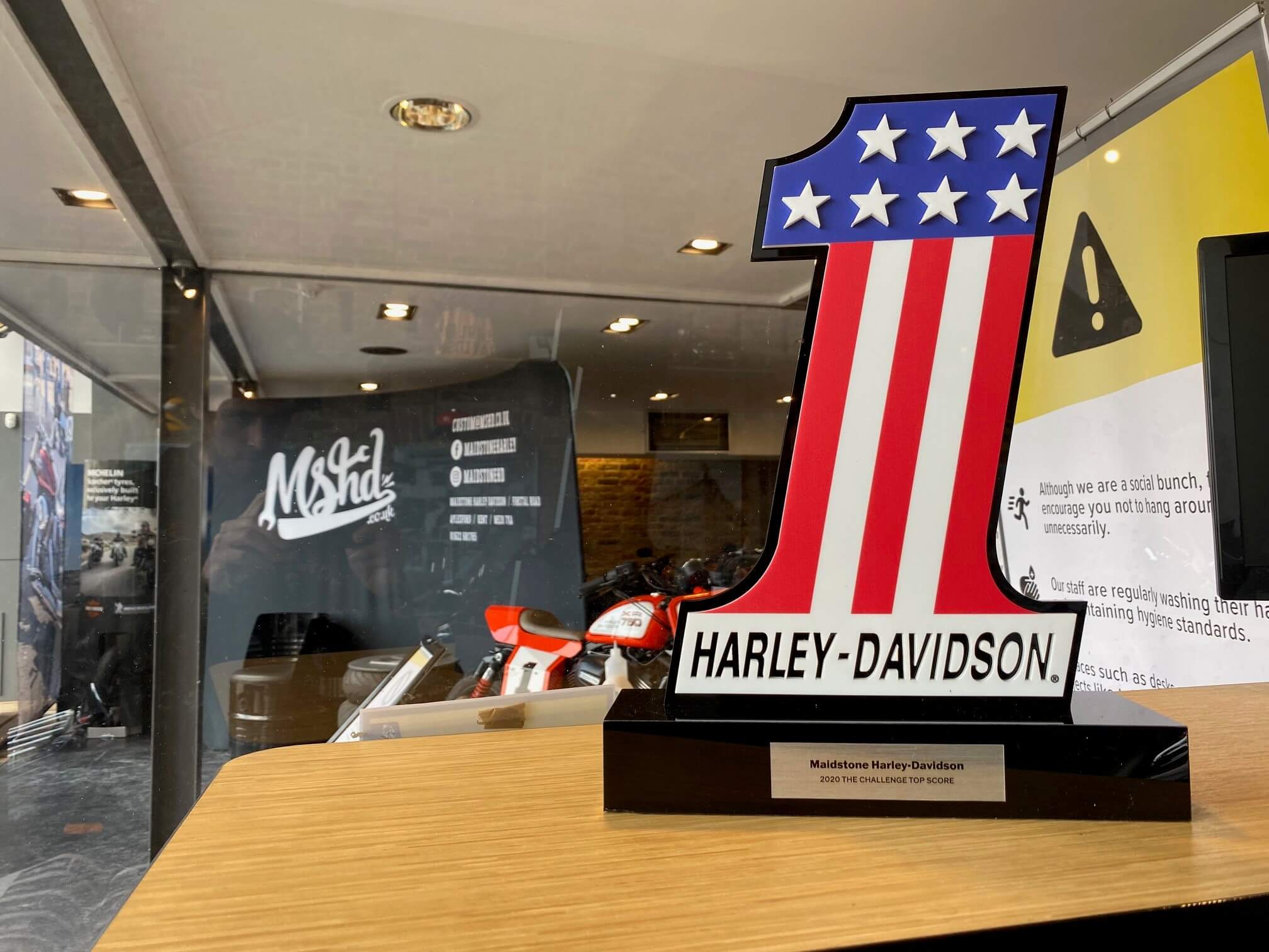Harley-Davidson® award 