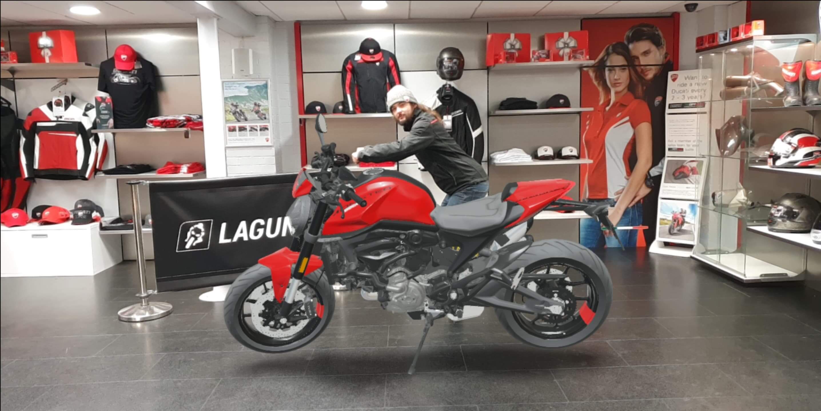 Laguna Ducati AR Monster Experience
