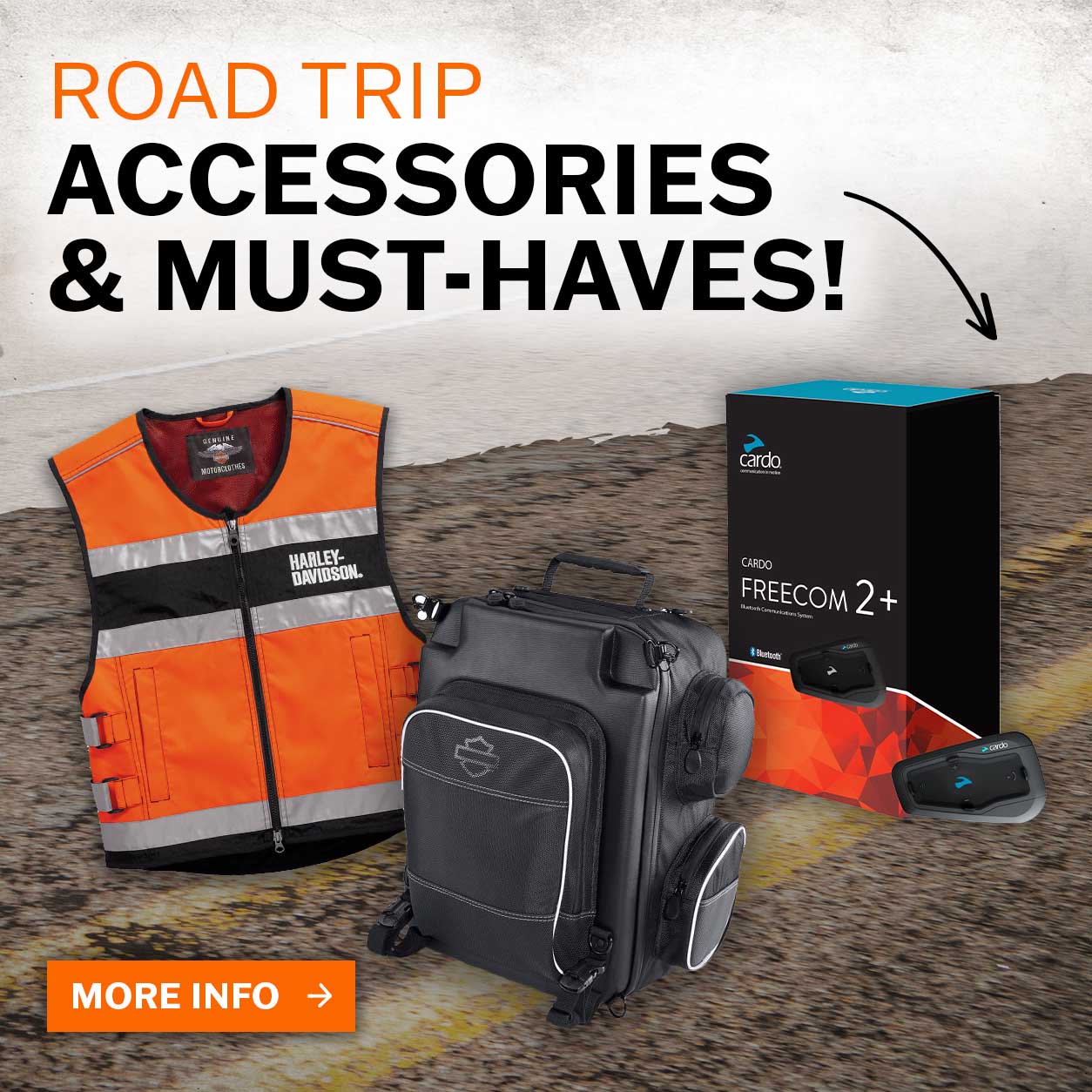 Maidstone Harley-Davidson Road Trip Accessories & Must HAves