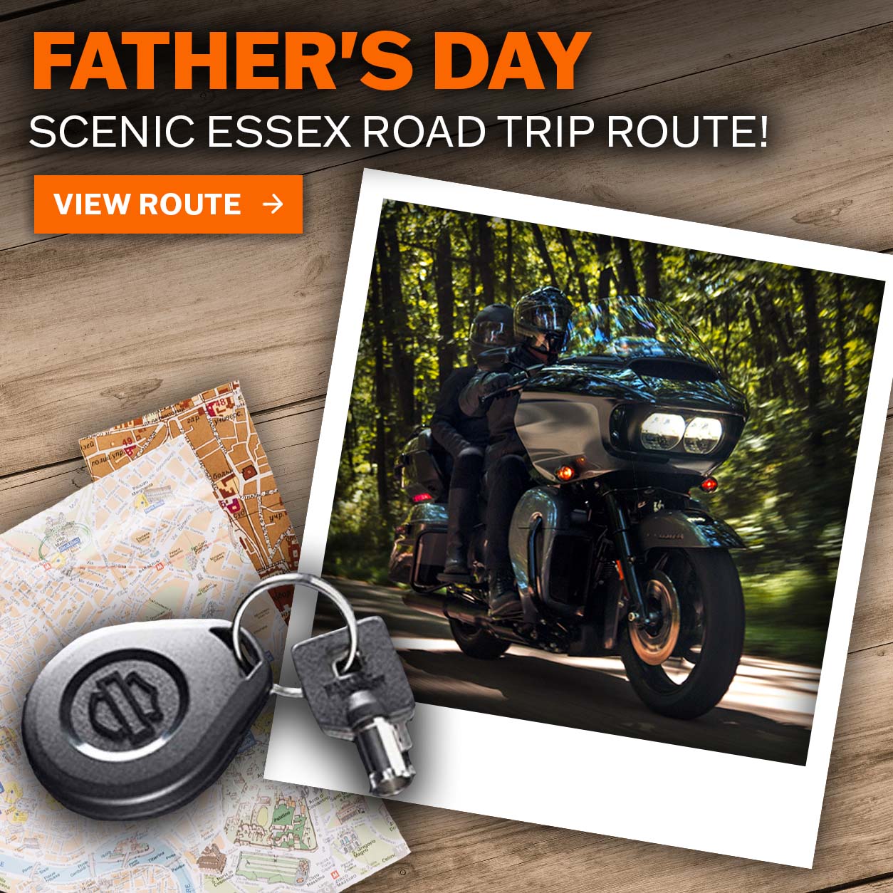 Maidstone Harley-Davidson Scenic Essex Motorcycle Ride Route