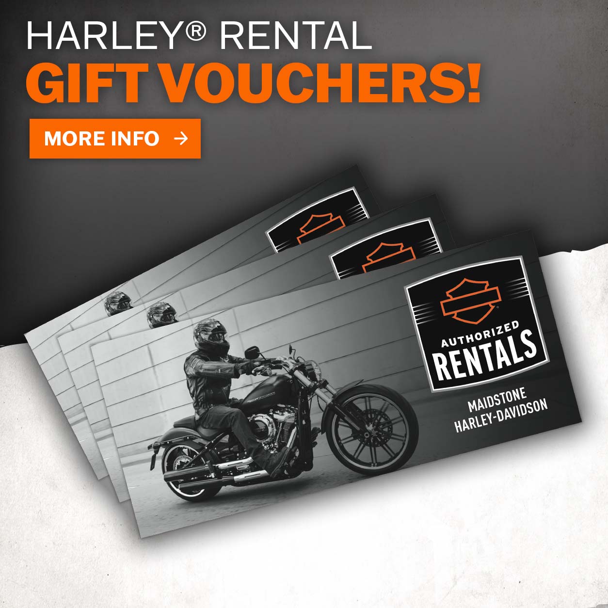 Maidstone Harley-Davidson Rentals Gift Vouchers