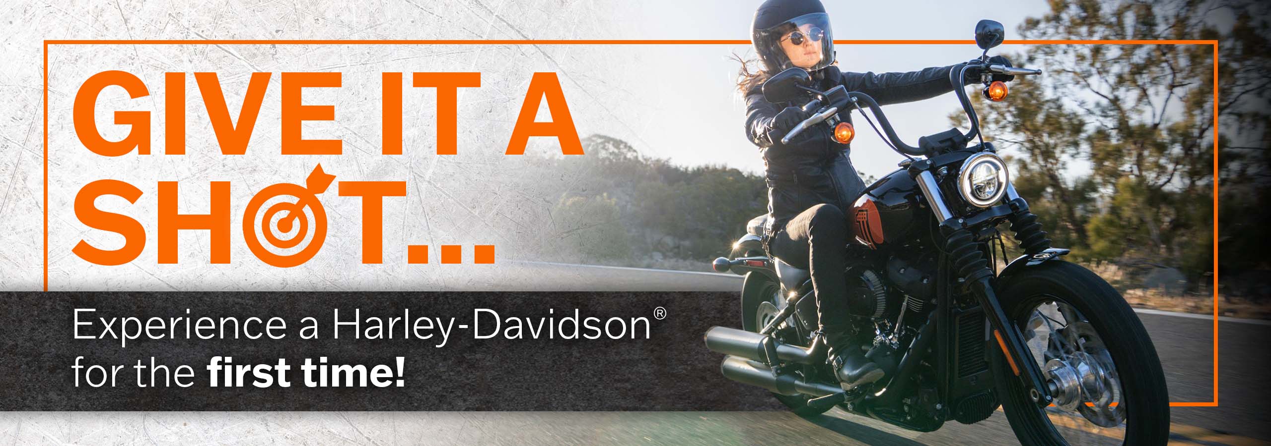 Test ride a Harley Davidson