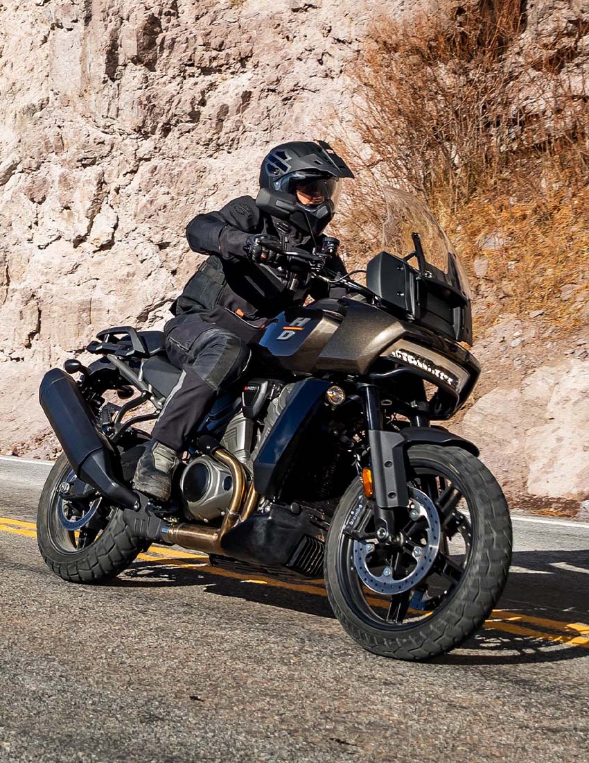 Test ride a Harley Davidson Pan America motorcycle