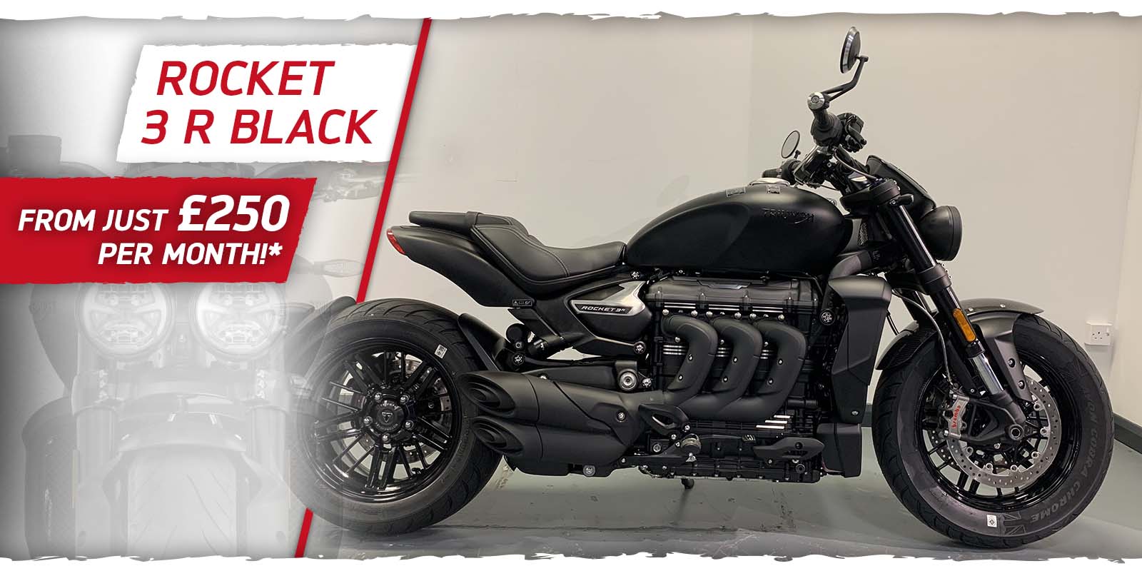 Laguna Triumph Rocket 3 Black Motorcycle Offer