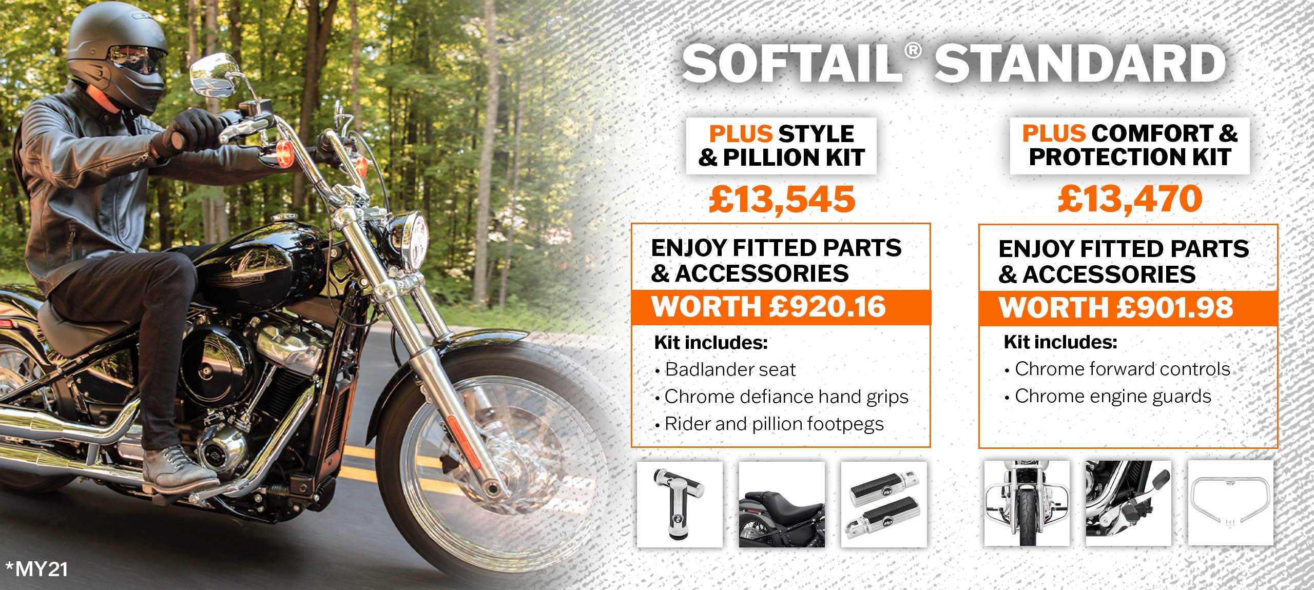 Harley-Davidson Softail Standard Motorcycle Offer