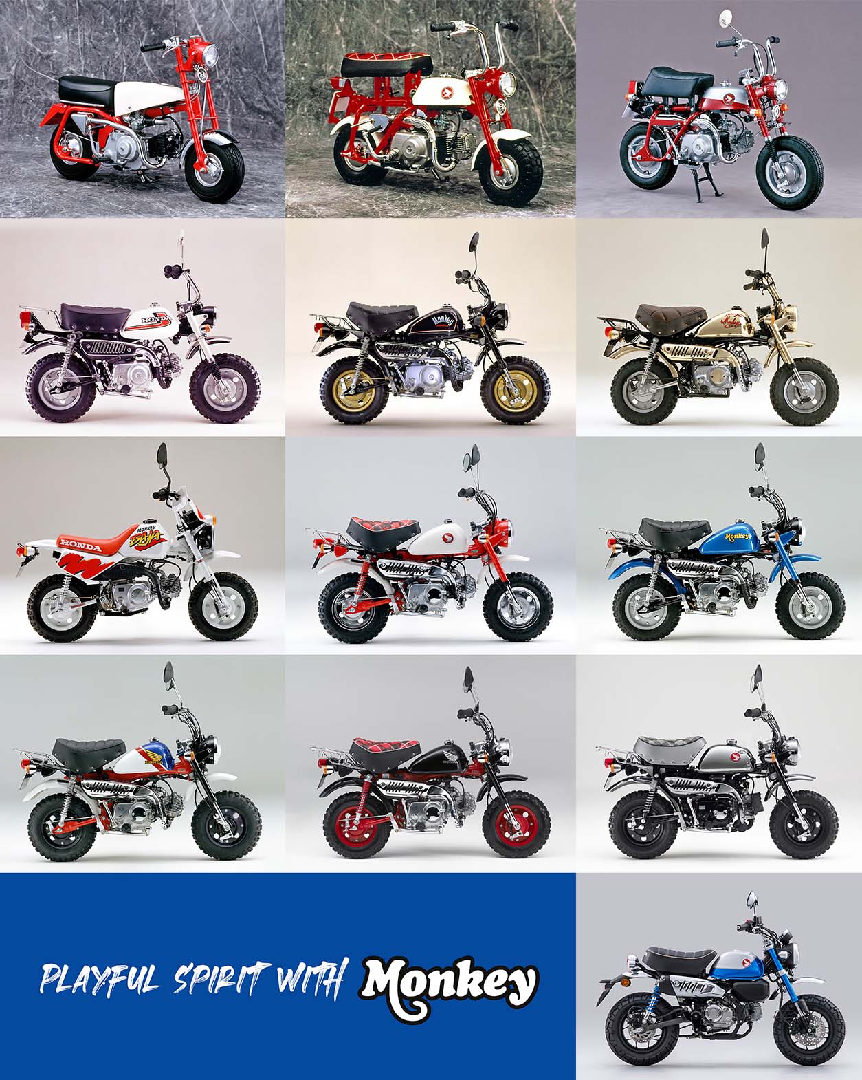 Honda Monkey Bike through the years