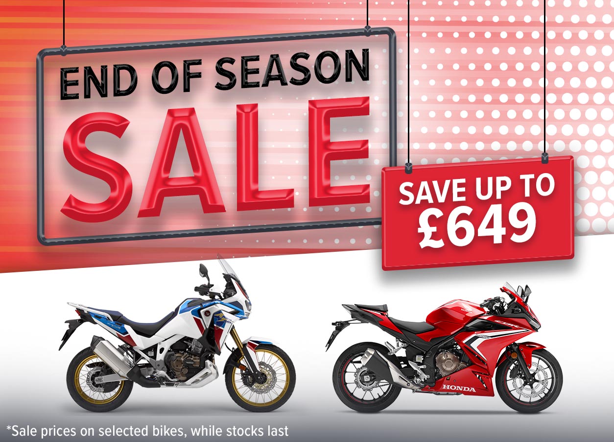 Maidstone Honda End of Season Motorcycle Sale