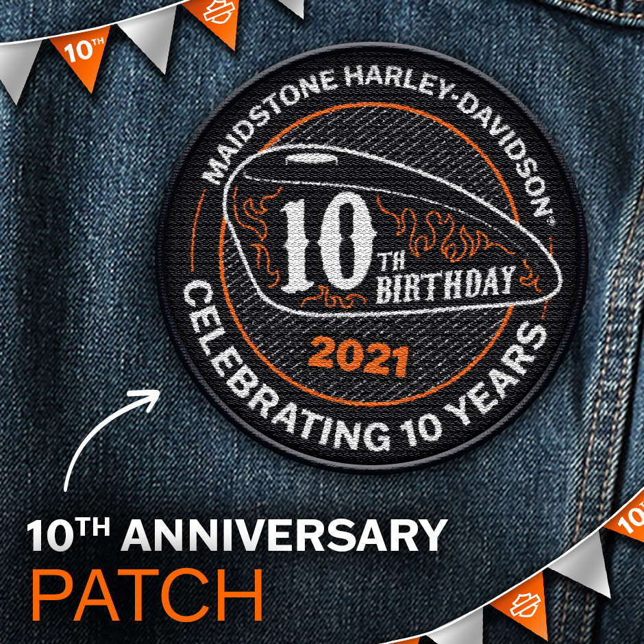 Commemorative Maidstone Harley Davidson Patch