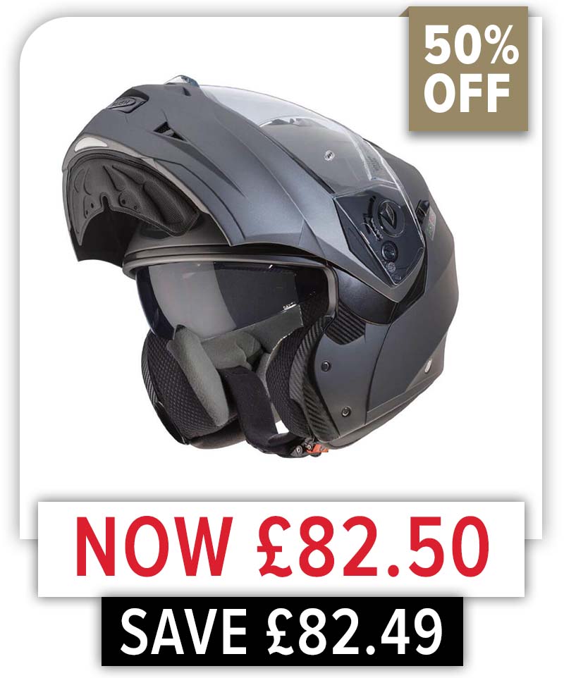 Caberg Duke 2 Flip-up Helmet Matt Gunmetal