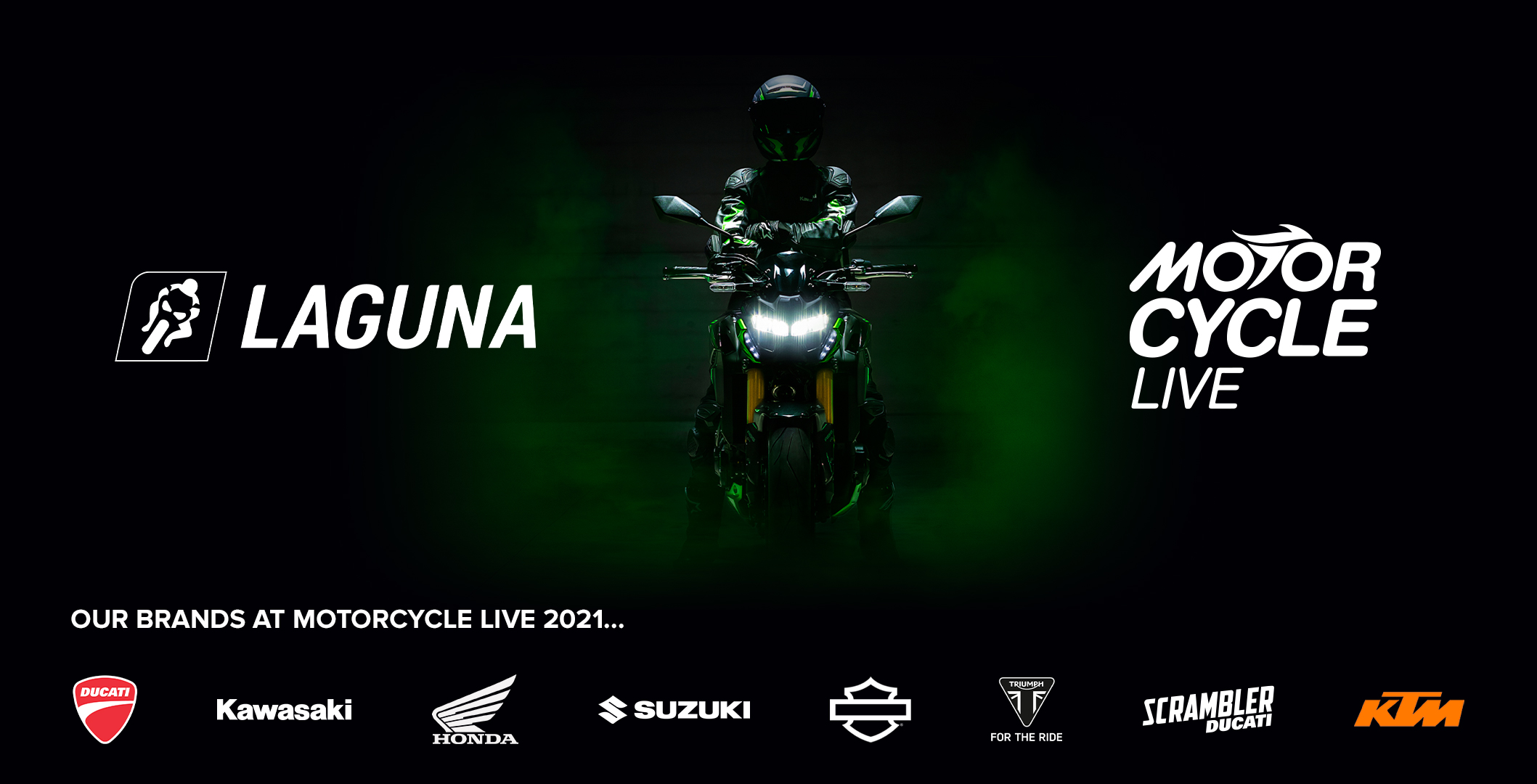 Laguna Brands at NEC Motorcycle Live Birmingham