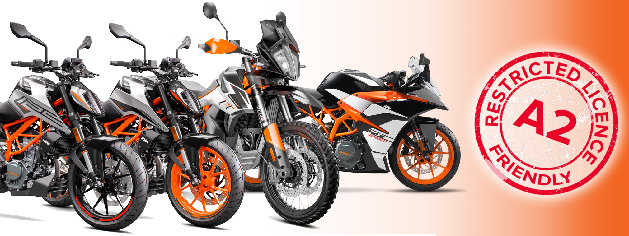 KTM Restricted Licence A2 Friendly