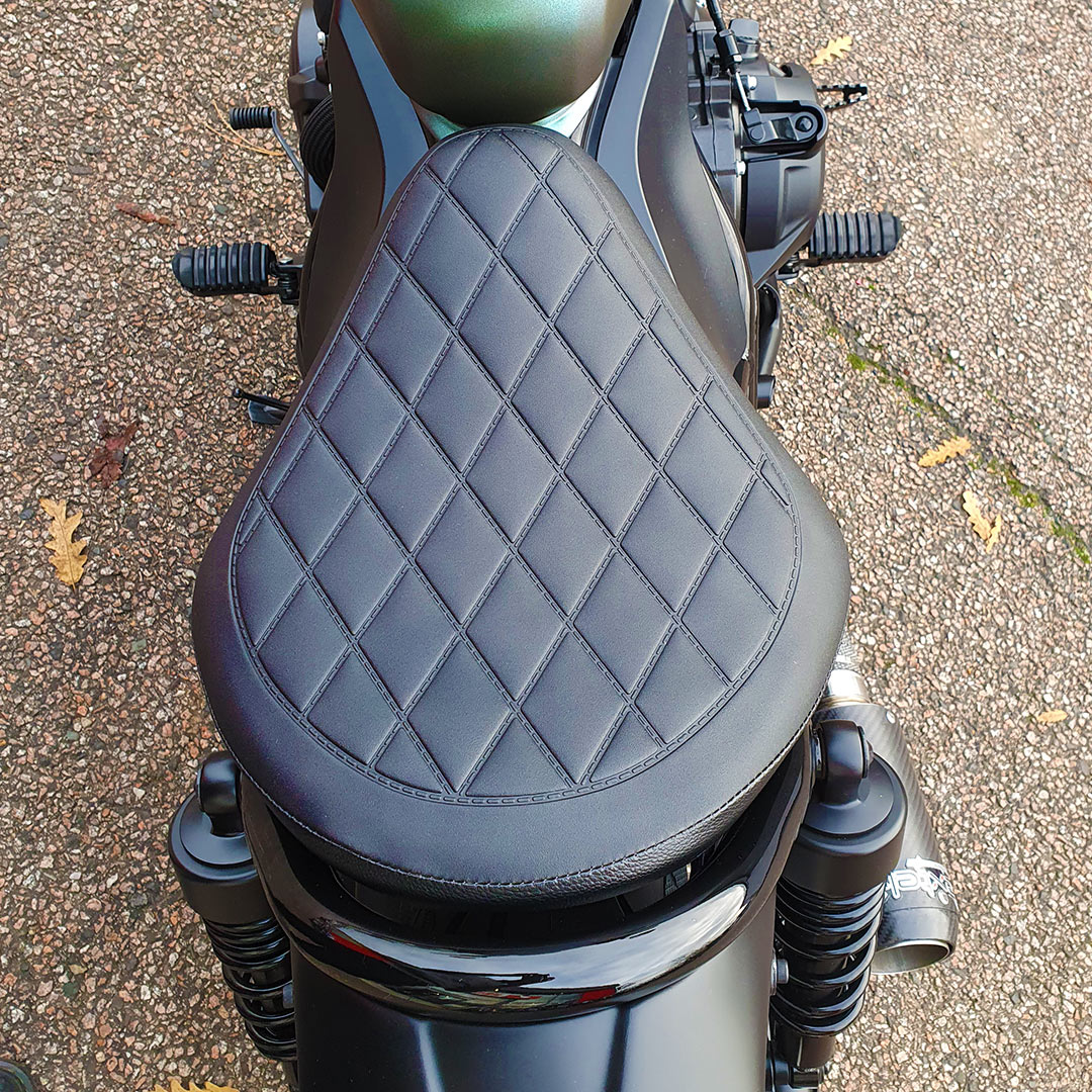 Customised Rebel CMX500 Quilted Seat