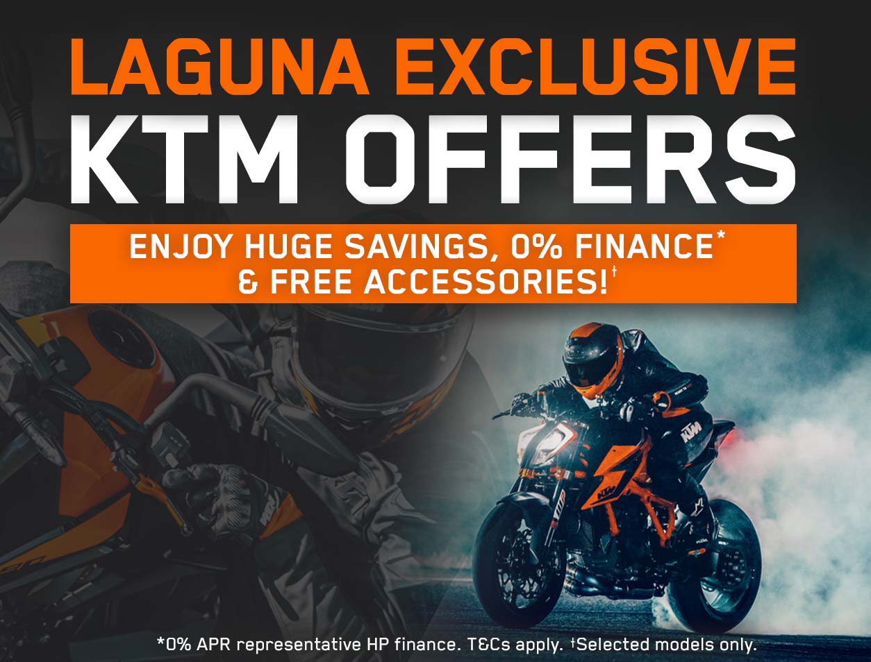 Laguna KTM exclusive savings and free accessories