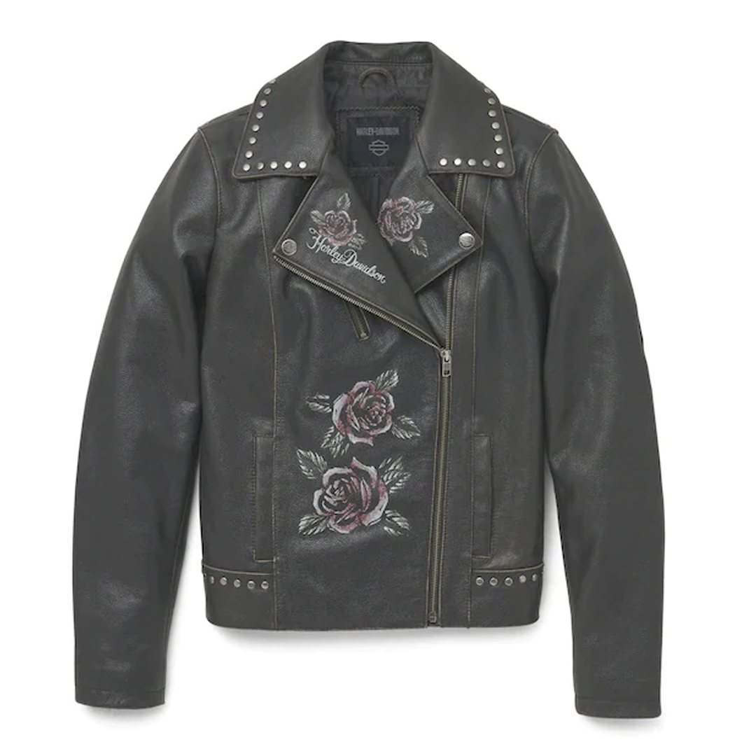 GET THE LOOK - Harley-Davidson Auer Sherpa Collar Leather Jacket
