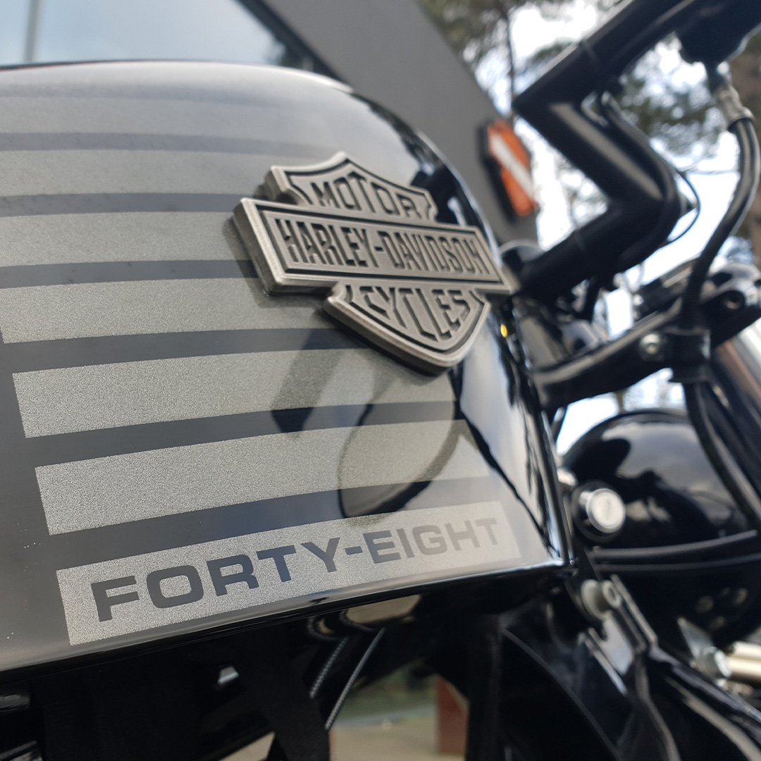 The Harley-Davidson Forty-Eight Sportster - Side Badge