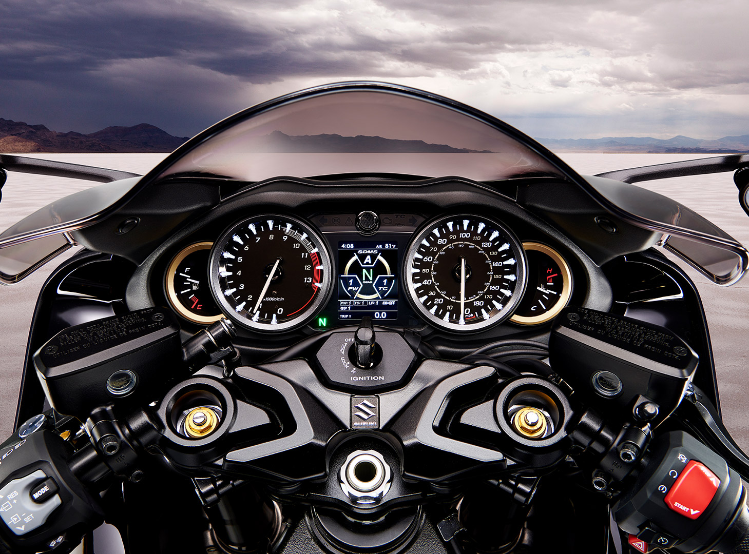 Suzuki Hayabusa Generation 3: The cockpit