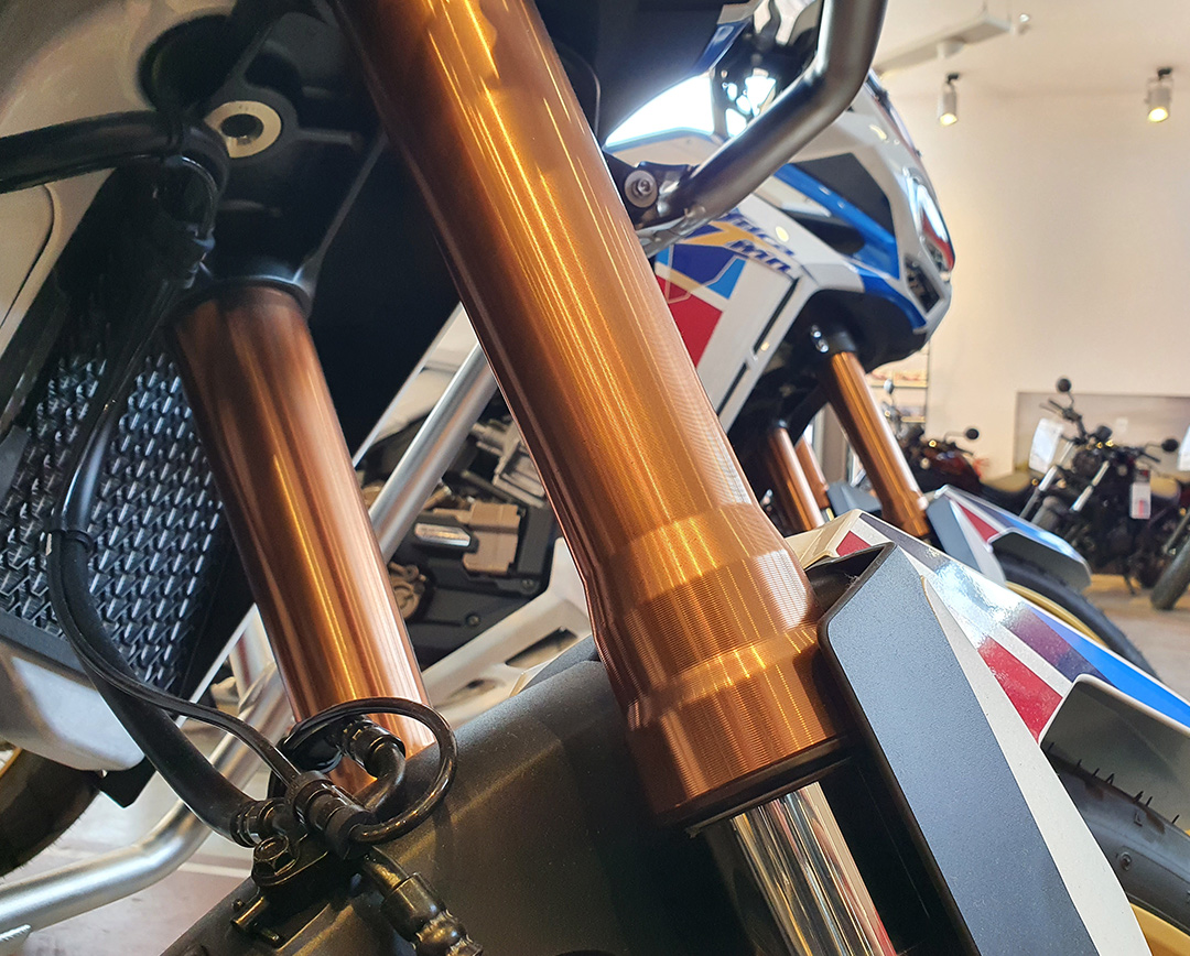 The Honda Africa Twin DCT ED Adventure Sports Showa Suspension