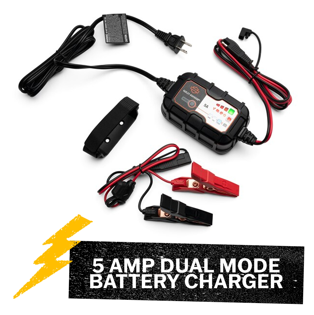 5 Amp Weather Resistant Battery Charger Harley-Davidson