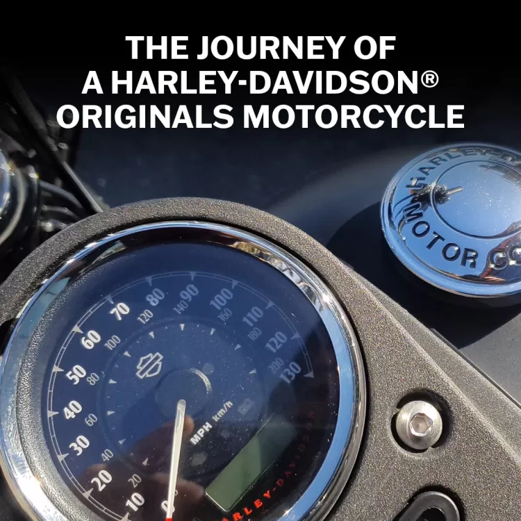Thumbnail for The journey of a Harley-Davidson Originals motorcycle
