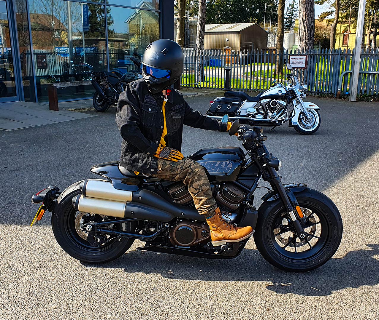 Get the Look - April Harley-Davidson Sportster S