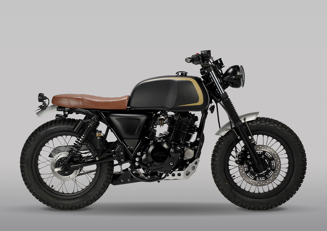 Mutt motorcycles - While she sleeps collaboration project - Akita 250