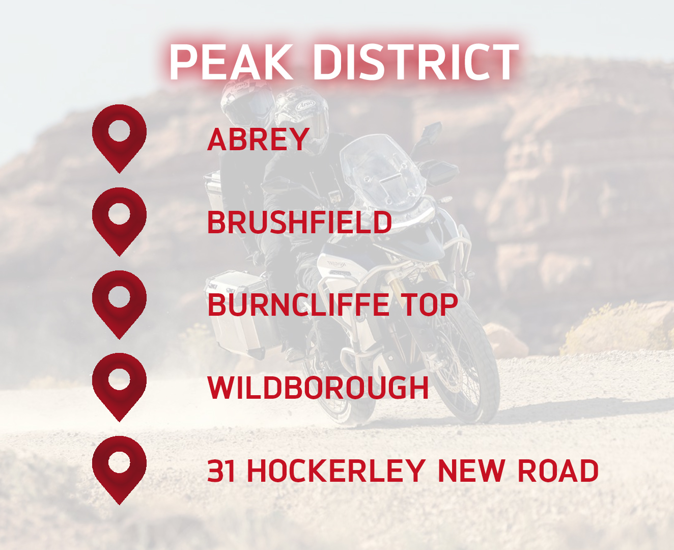 The Tiger 1200 - Rider Routes - High Peaks & Goyt Valley Peak District