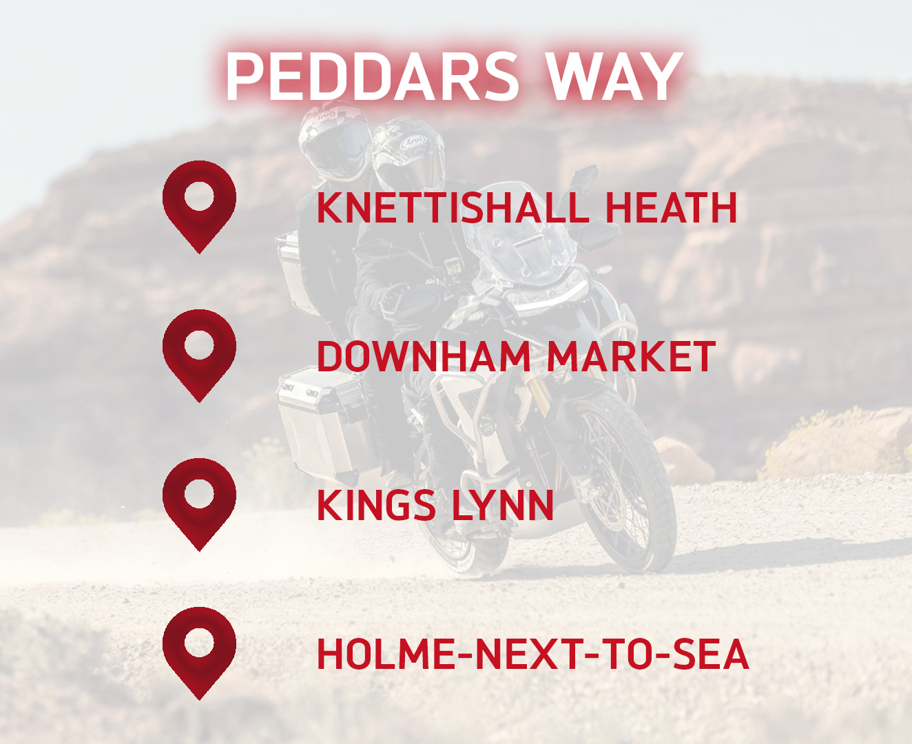 The Tiger 1200 - Rider Routes - Peddars Way Norfolk