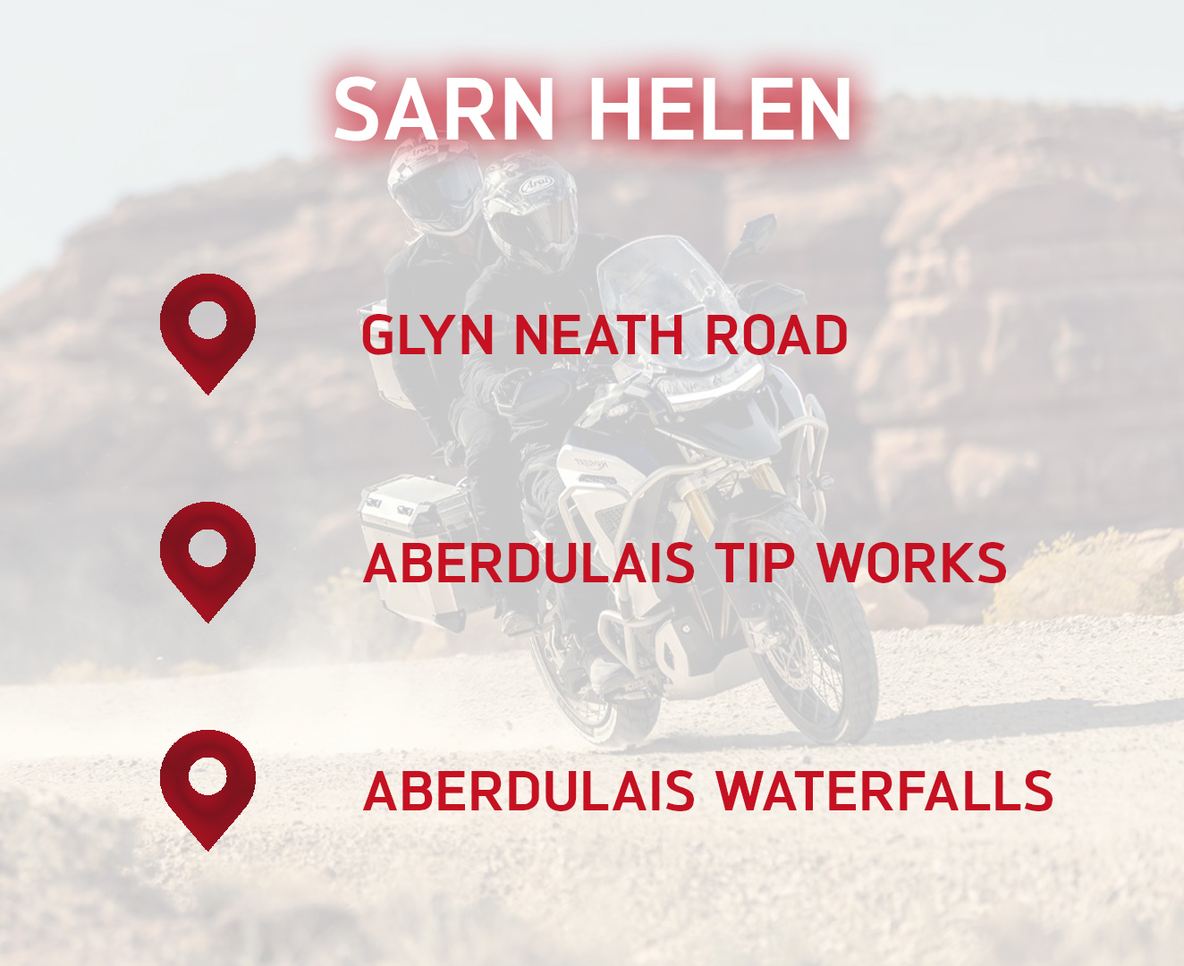 The Tiger 1200 - Rider Routes - Sarn Helen South Wales