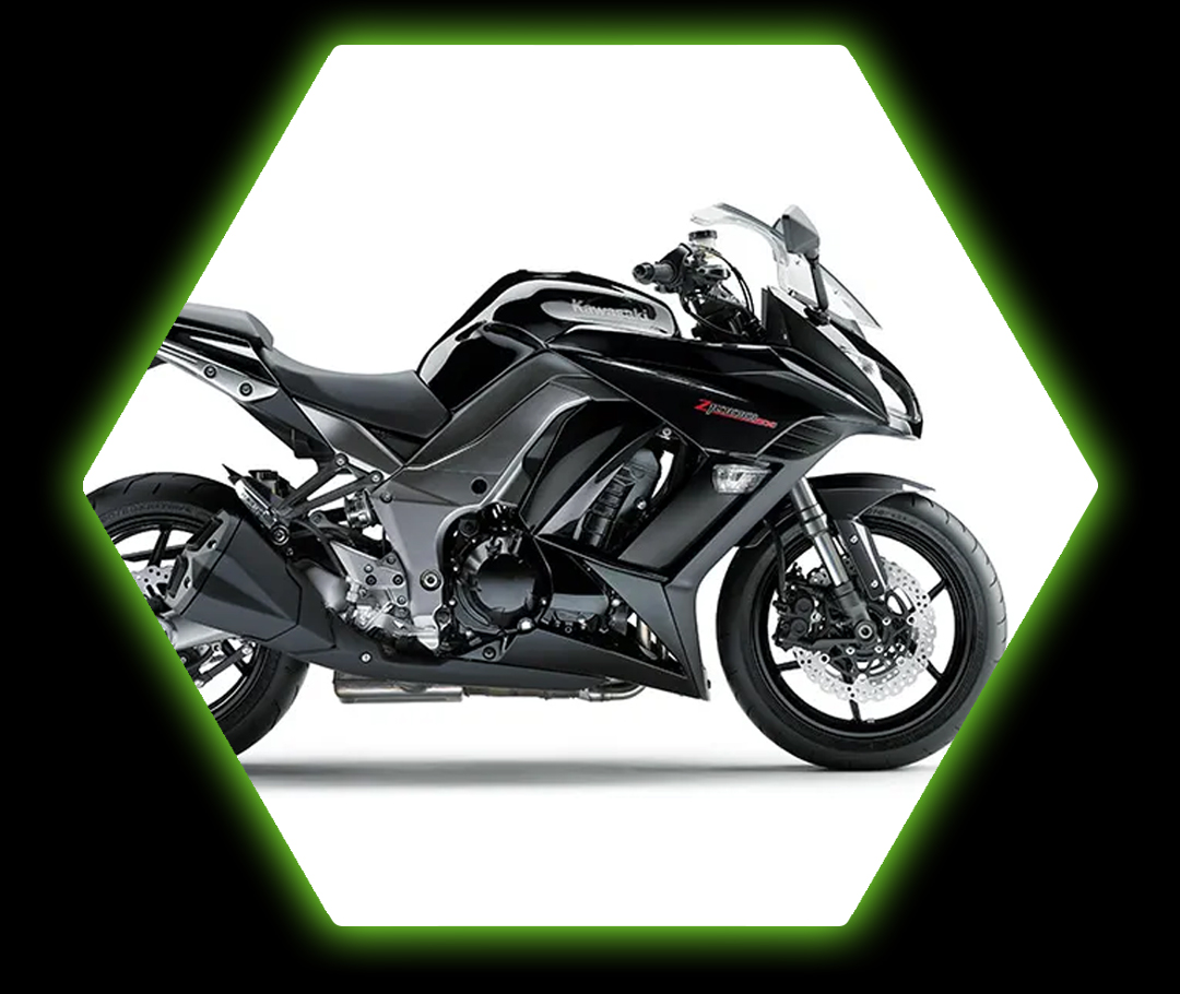 The Kawasaki Ninja 1000SX - Evolution 2011 model side