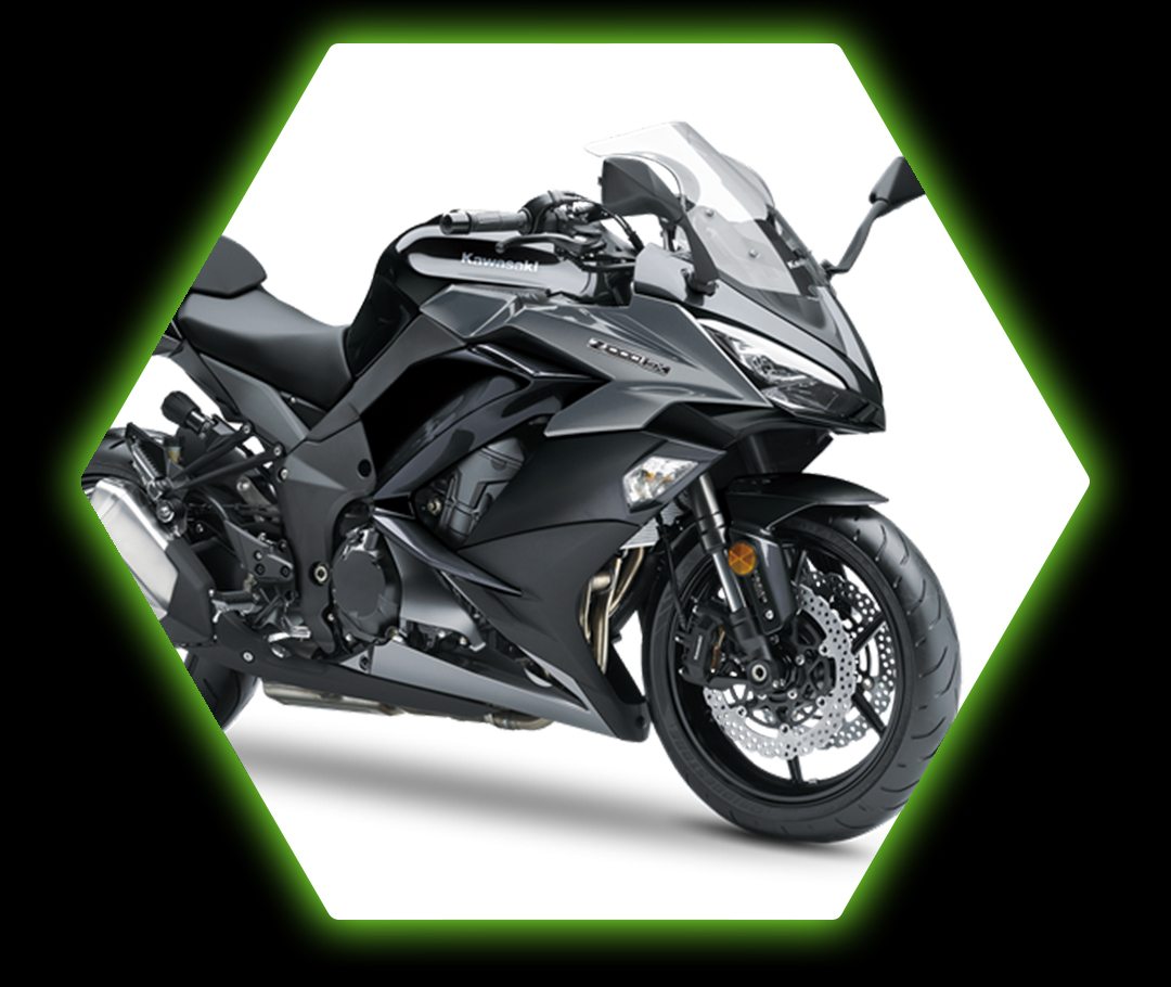 The Kawasaki Ninja 1000SX - Evolution 2017 model side