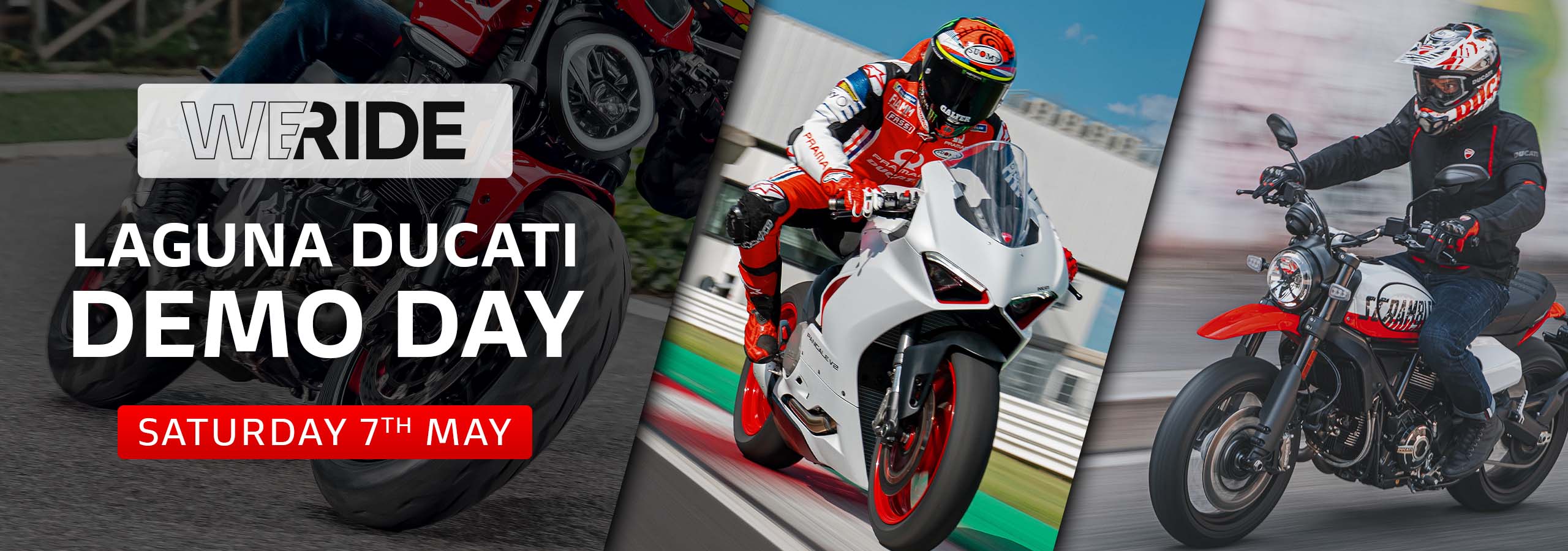 Laguna Ducati Demo Day on Saturday 7th May