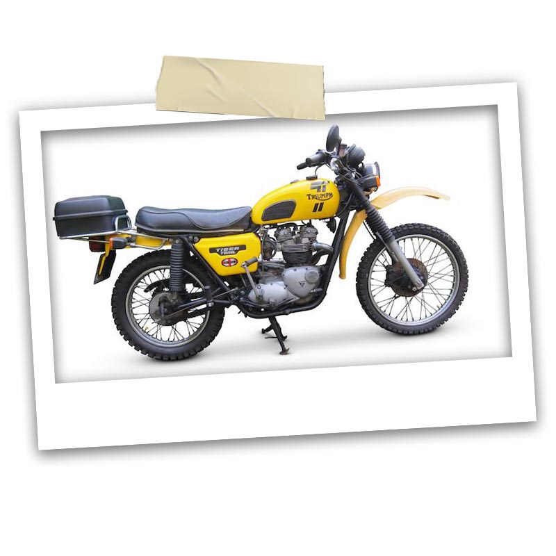 The Triumph Tiger Timeline - Tiger TR7T/TR65T Trail