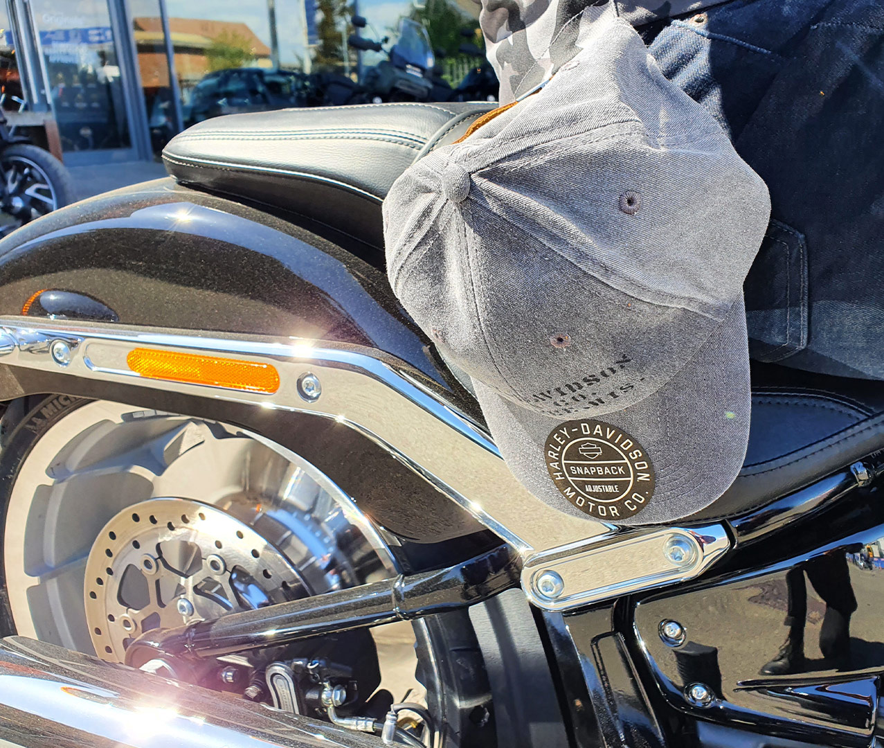 Get the Look - May Harley-Davidson Fatboy